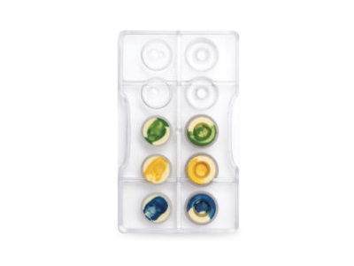Decora Chocoladevorm Moderne Cirkels 10 vormen**