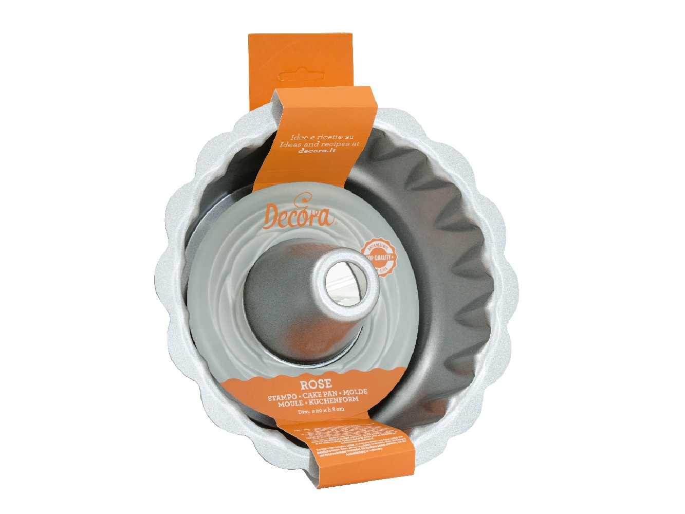Tulband Bakvorm Roos 20x8 cm** - Afbeelding 2