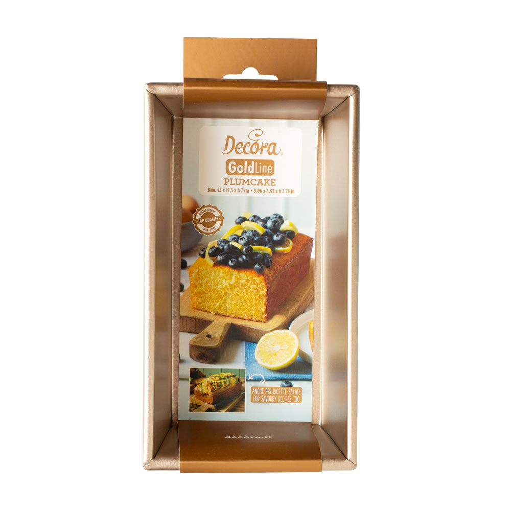 Plumcake Bakvorm 23 x 12,5 x 7 cm (non stick) (GOLD LINE)