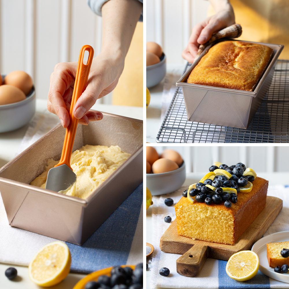 Plumcake Bakvorm 23 x 12,5 x 7 cm (non stick) (GOLD LINE) - Afbeelding 2