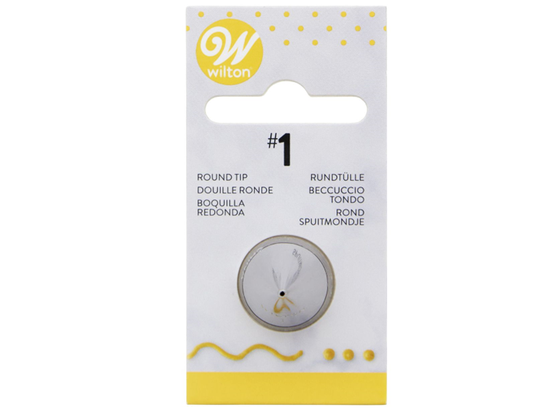 Wilton Decorating Tip #001 Round Carded 