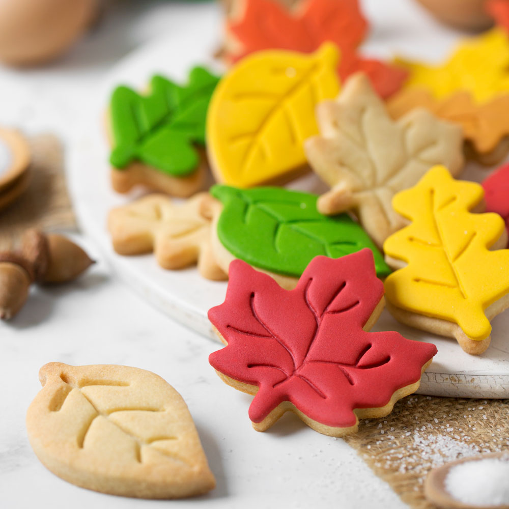 Decora Koekjes uitstekers Herfstbladeren set/3 - Afbeelding 2