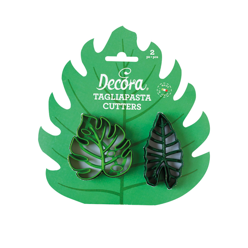 Decora Uitstekerset Tropical Leaves set/2