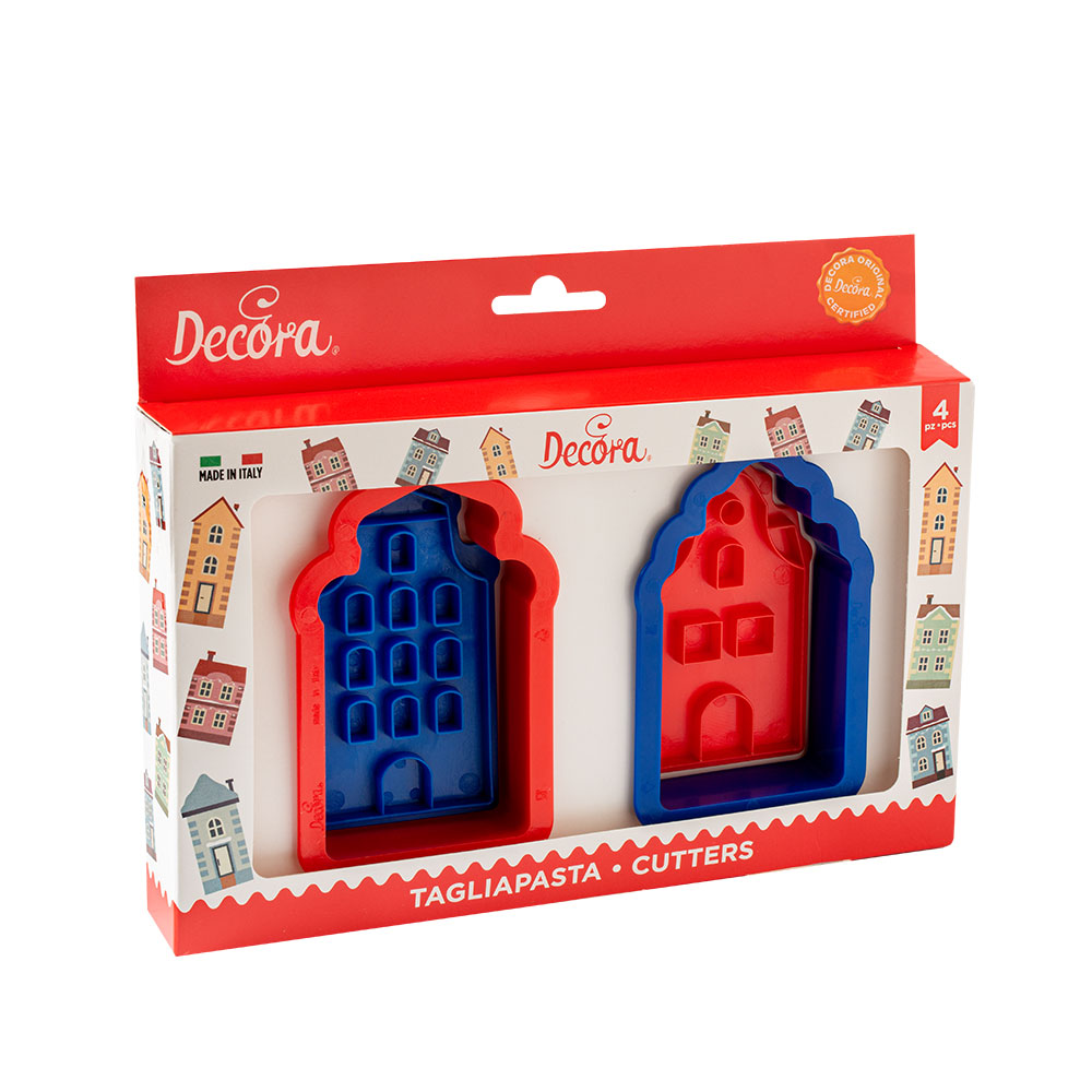 Decora Koekjes uitstekers huis set/2
