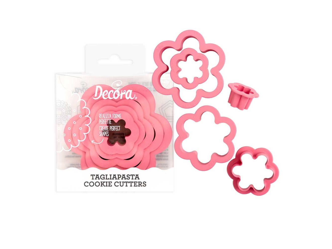 Uitsteker koekjes bloemen (6 stuks)
