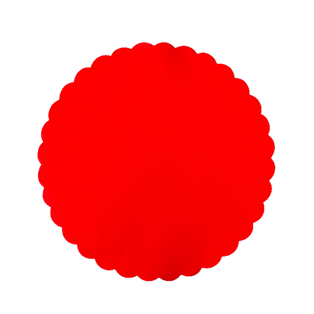 Taartrand Papier 30cm Rood 10 stuks