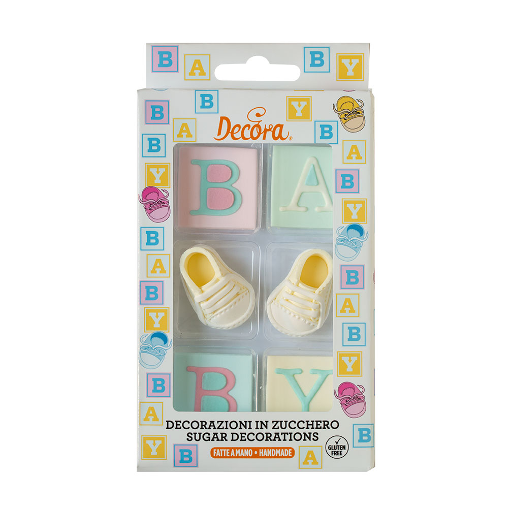 Decora Suikerdecoratie Baby - 6 stuks