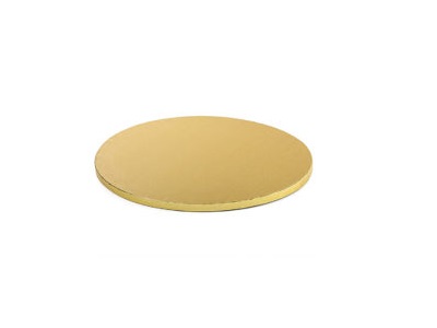 Cake Drum Rond Goud - 36 cm
