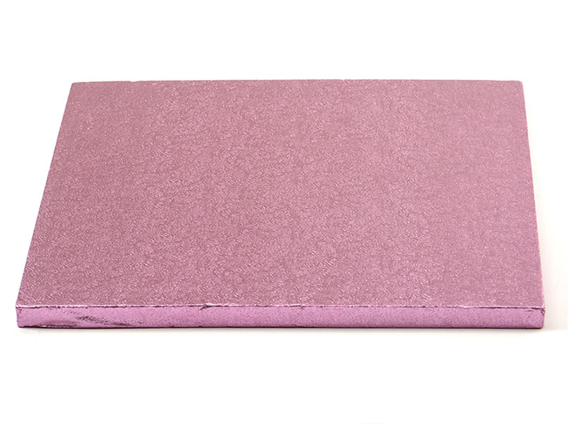 Cake Drum Vierkant Roze - 25x25cm 
