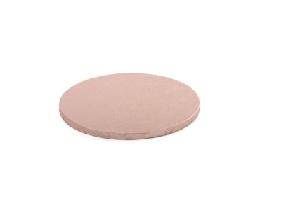 Cake Drum Rond Rose Goud - 35 cm