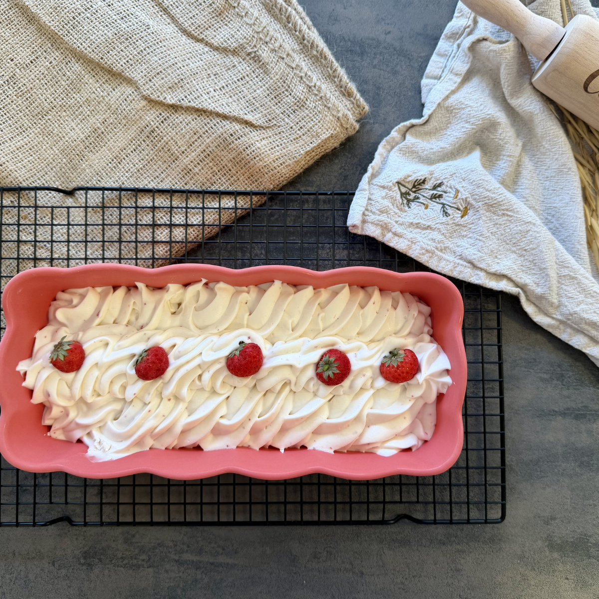 Bakpakket Crunchy  Rood fruit Roomijs