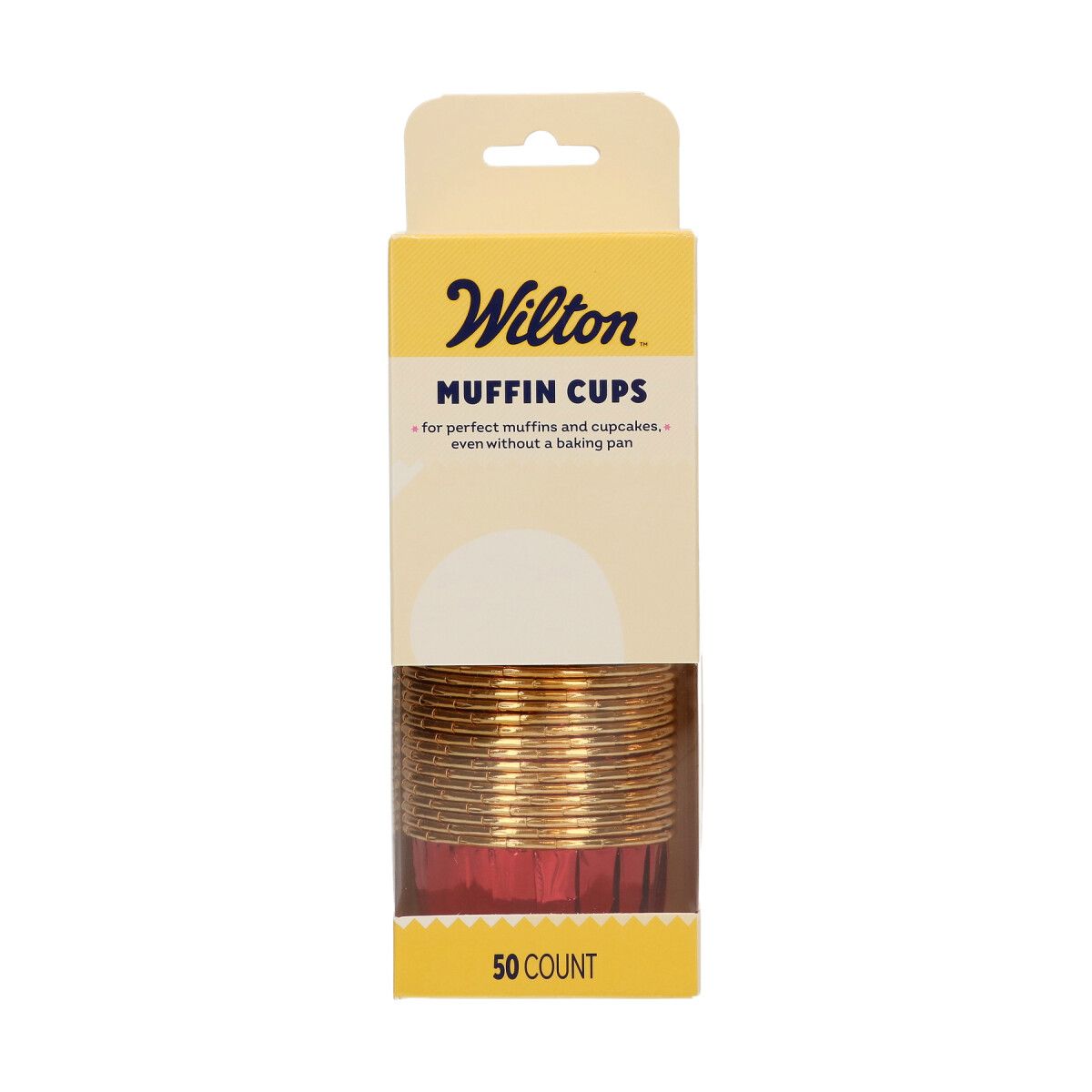 Cupcake / Muffin Cups Glanzend Rood 50 stuks - Wilton
