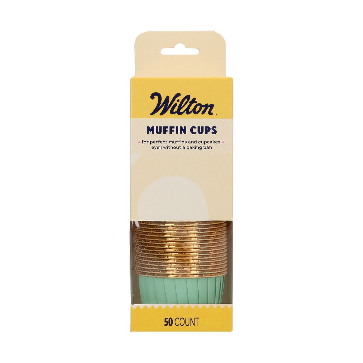  Cupcake / Muffin Cups Aqua 50 stuks - Wilton