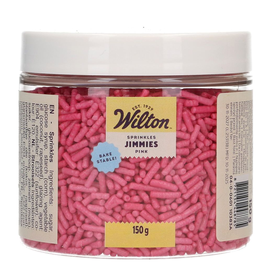 Wilton Bakvaste Jimmies Roze 150g