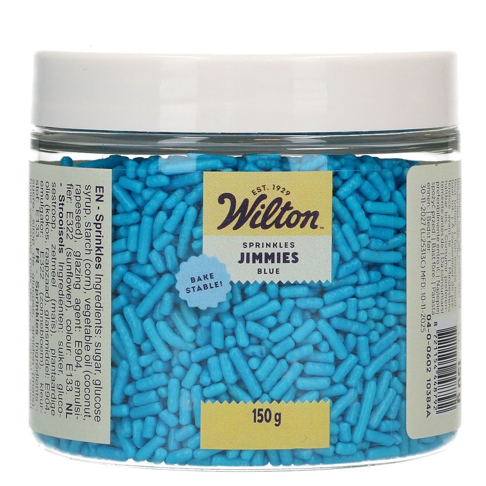 Wilton Bakvaste Jimmies Blauw 150g