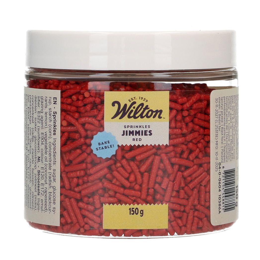 Wilton Bakvaste Jimmies Rood 150g
