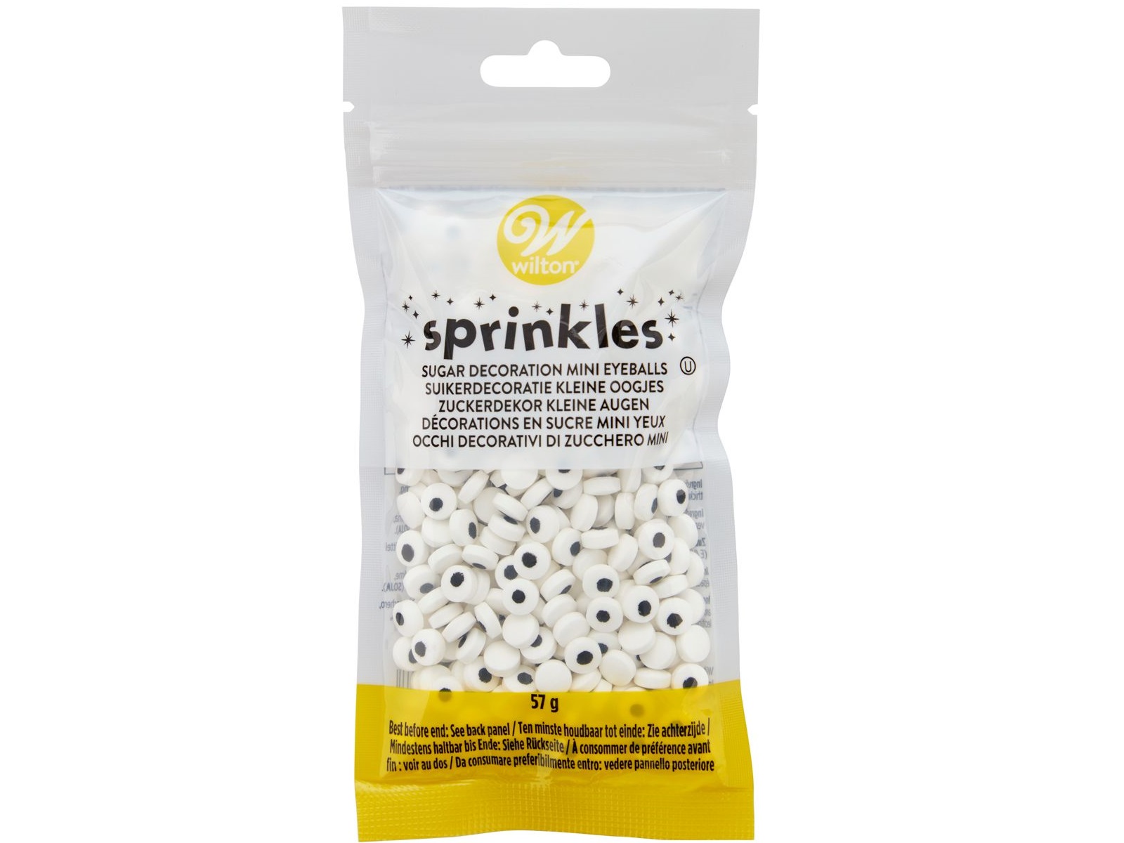 Wilton Mini Candy Eyeballs 57g (oogjes)