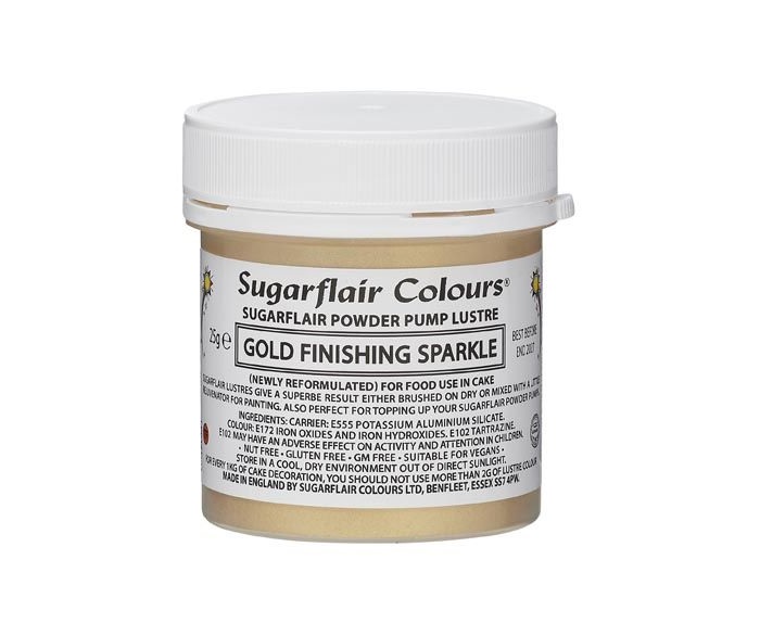 Sugarflair Pump Refill -Gold Finishing- 25g