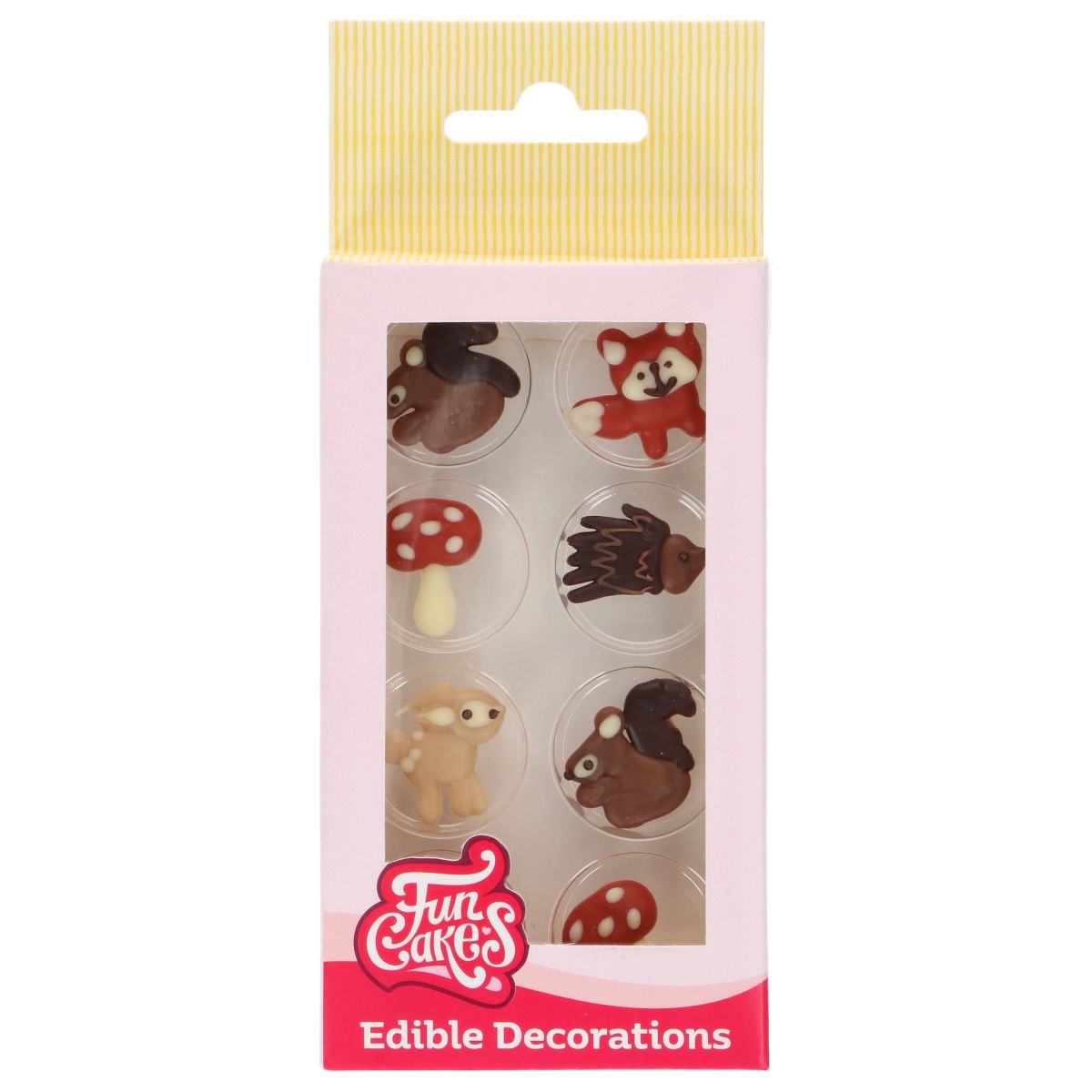 FunCakes Chocoladedecoratie Herfstdieren set/8