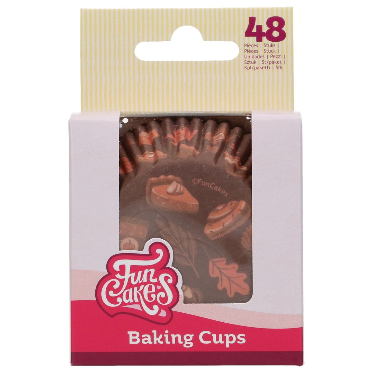 Cupcake Cups Cozy Fall 48st - Funcakes - Afbeelding 3