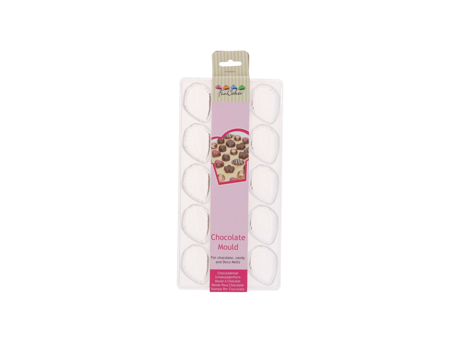FunCakes Chocolate Mould Leaf