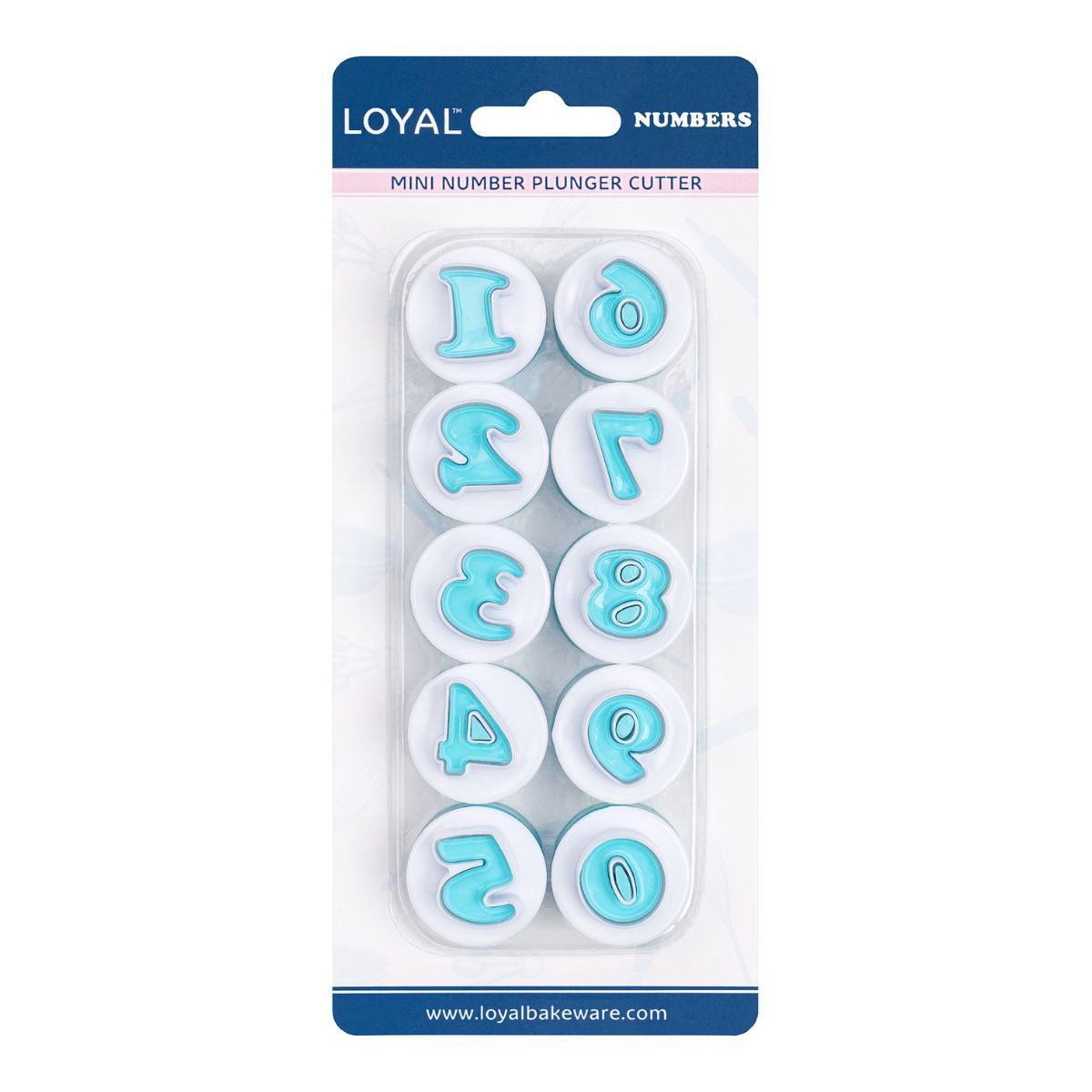 LOYAL Uitstekers Mini Cijfers 0–9 set/10