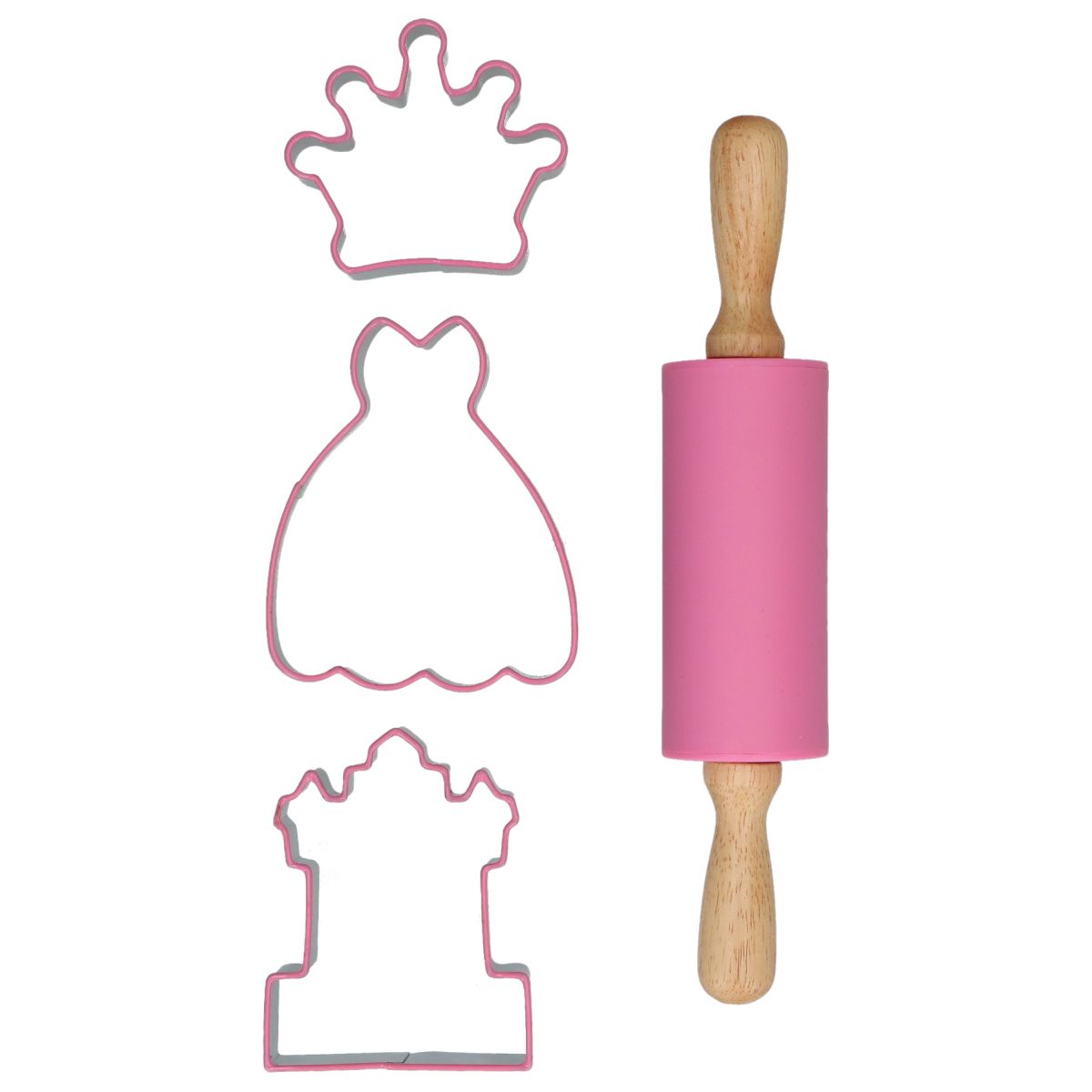 Wilton Baking Kit Koekjesuitstekers Prinses Set/4 - Afbeelding 3