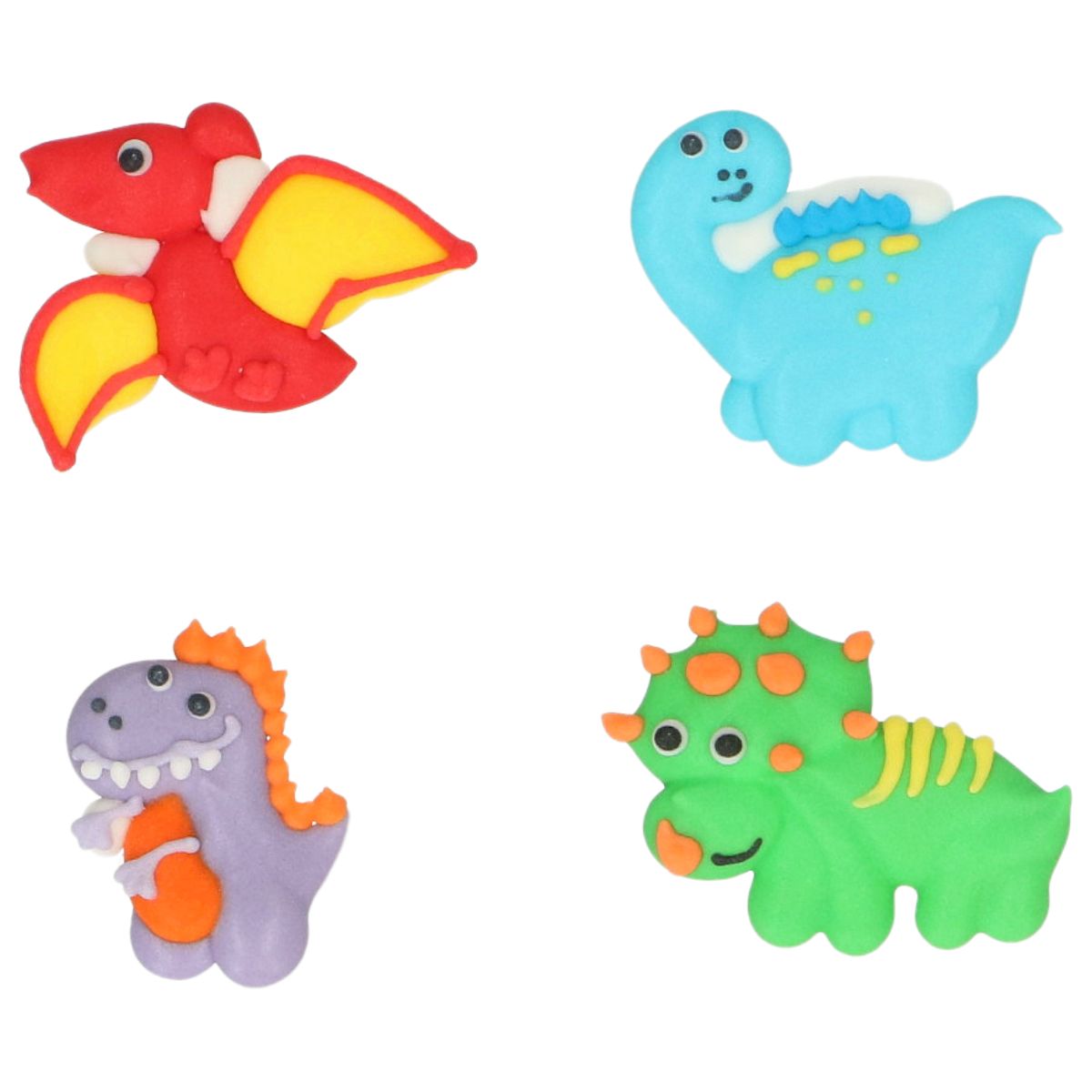 Wilton Suikerdecoraties Happy Dino set/8 - Afbeelding 2