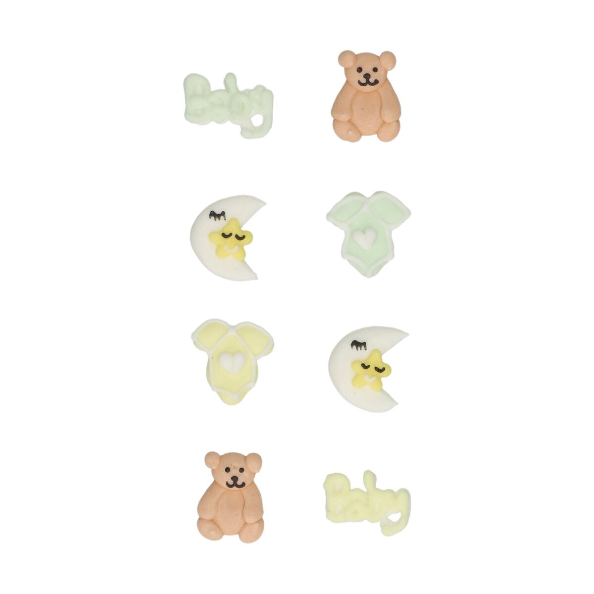 FunCakes Suikerdecoraties Happy Baby Set/8 - Afbeelding 2