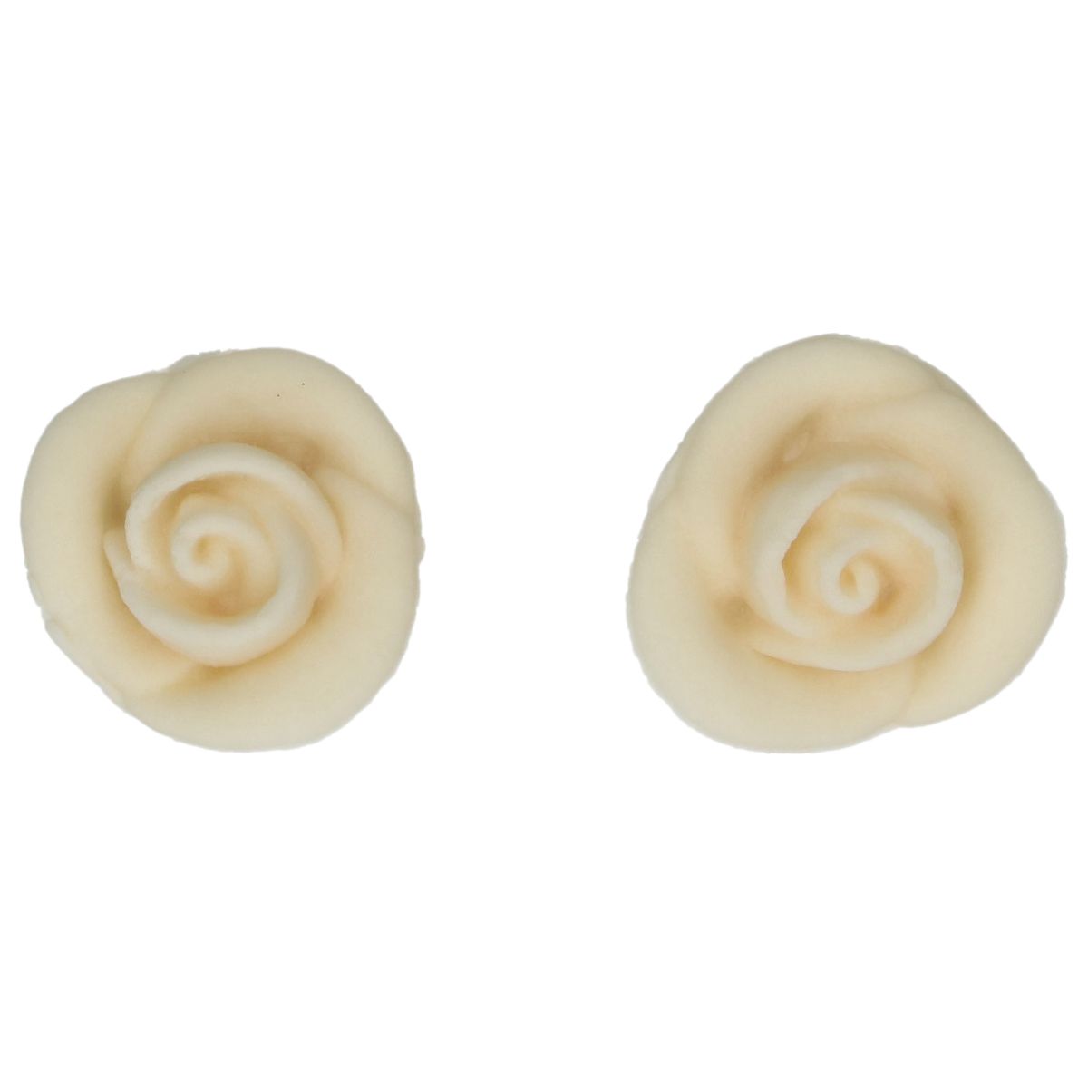 FunCakes Fondant Decoraties Rozen Wit set/6 - Afbeelding 1