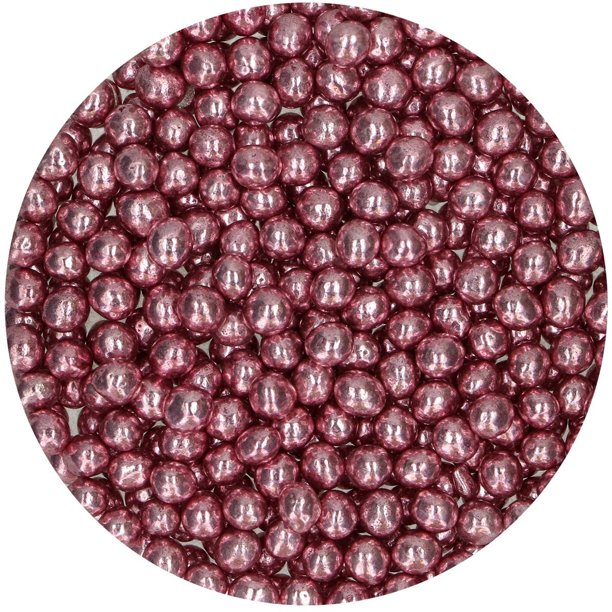 FunCakes Crispy Choco Pearls - Metallic Pink 60g - Afbeelding 1