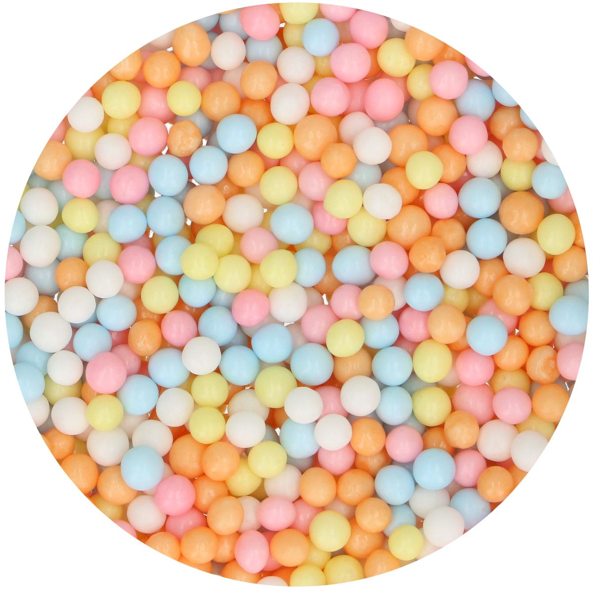 FunCakes Soft Pearls 5mm Pastel Mix 600g  - Afbeelding 2