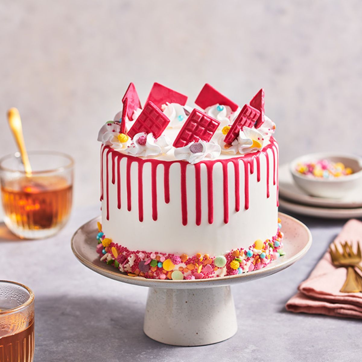 FunCakes Cake Drip Fel Roze 180g  - Afbeelding 2