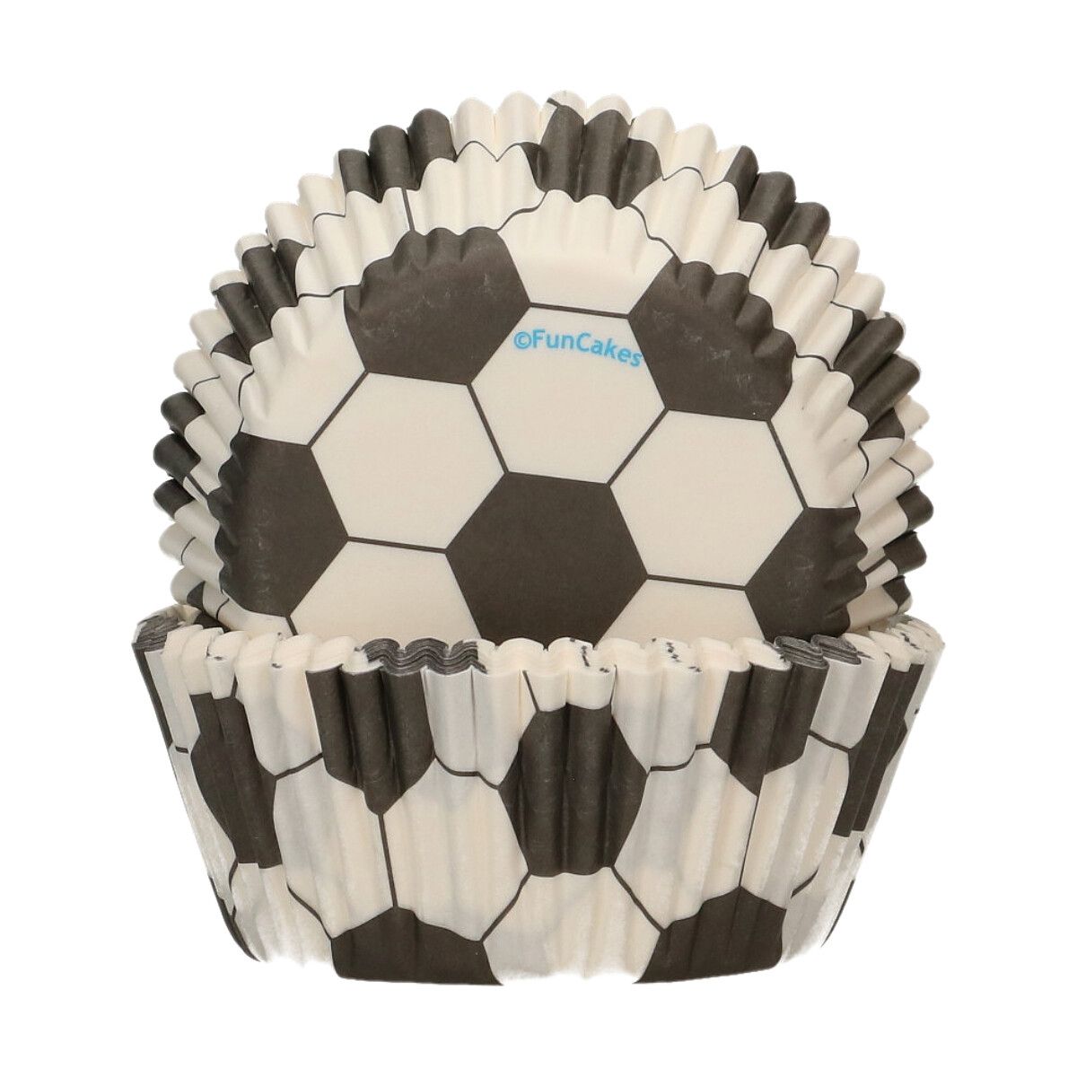 Cupcake Cups Voetbal pk/48 FunCakes 