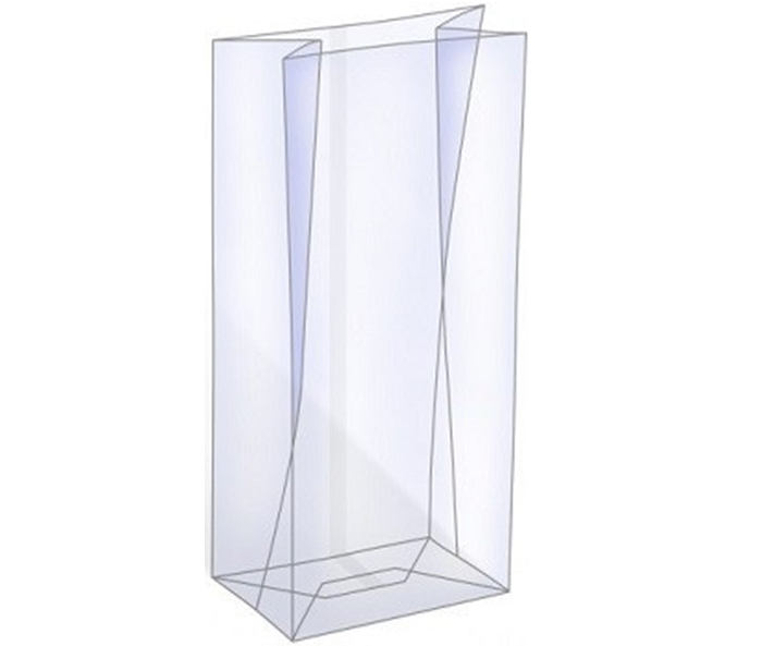 Blokbodemzak 55 + 30 x 170mm per stuk
