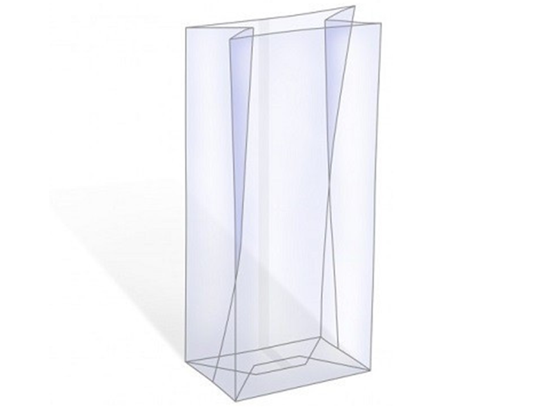 Blokbodemzak 95 + 80 x 235mm per stuk