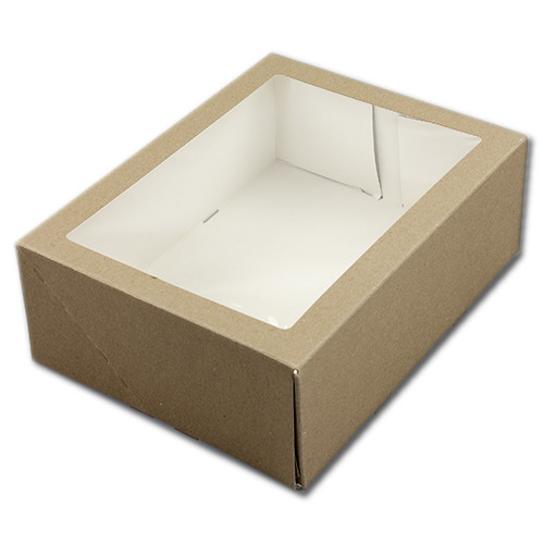 Taartdoos met venster 26x20x9cm per stuk