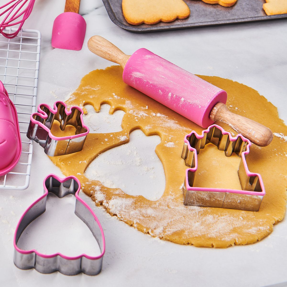 Wilton Baking Kit Koekjesuitstekers Prinses Set/4 - Afbeelding 2