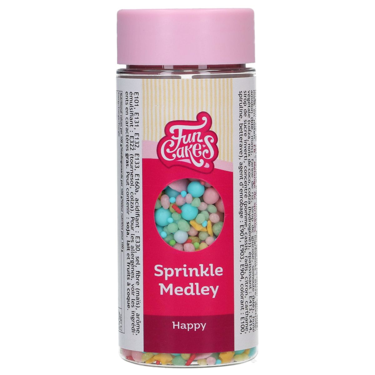 FunCakes Sprinkle Medley Happy 65 g - Afbeelding 1