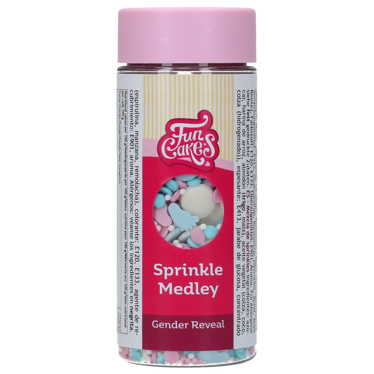 Funcakes Sprinkle medley Gender reveal 65 g - Afbeelding 2