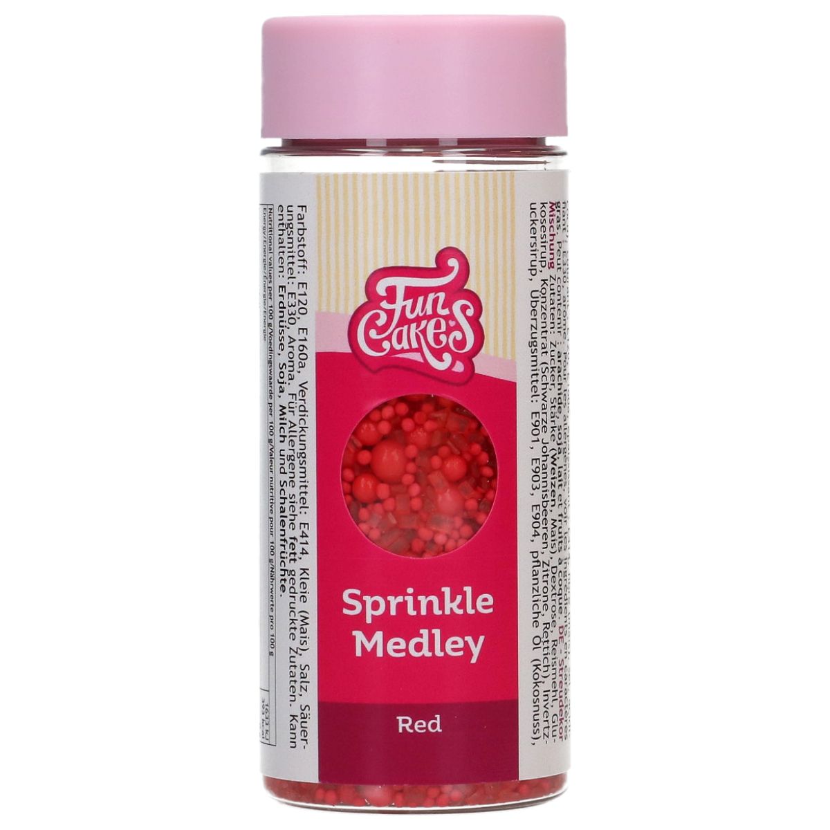 FunCakes Sprinkle Medley Rood 70g - Afbeelding 2