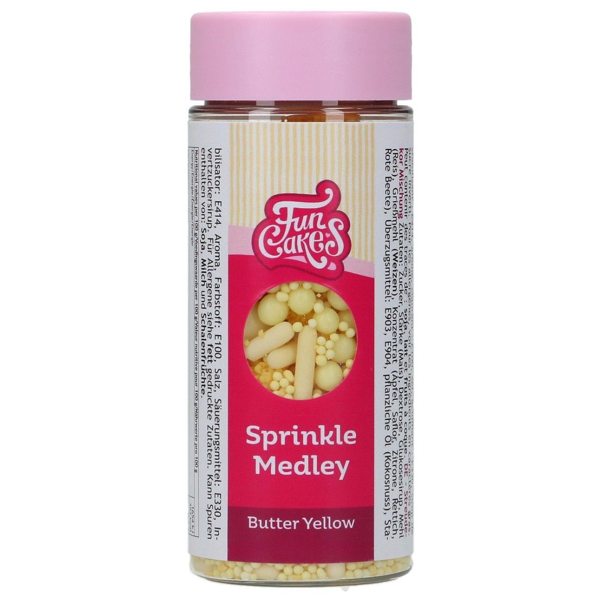 FunCakes Sprinkle Medley - Butter Yellow 70g - Afbeelding 2