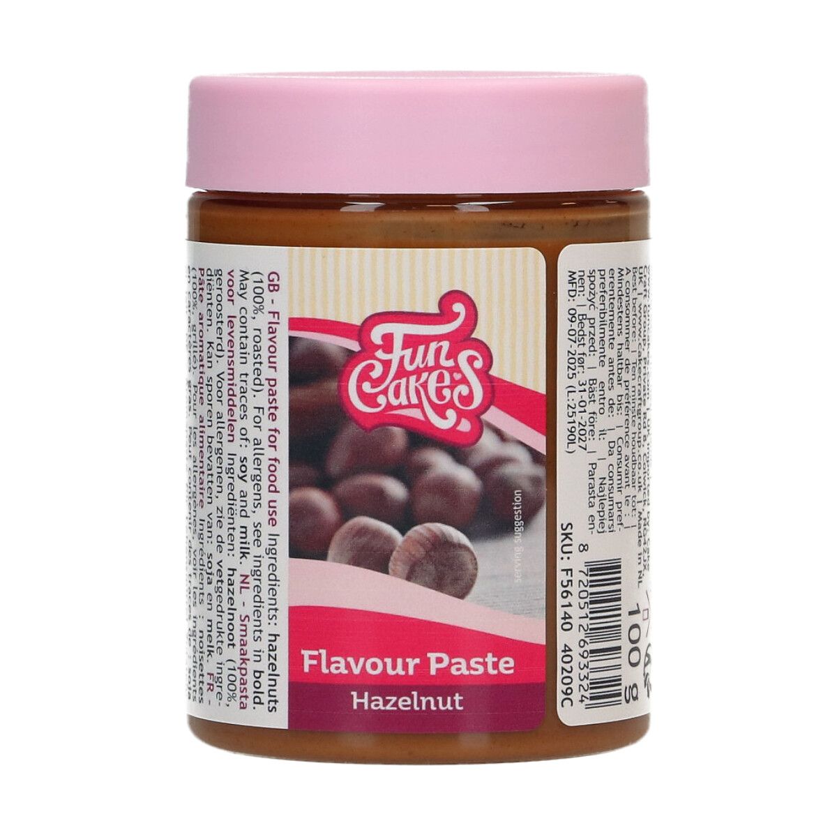 Smaakpasta Hazelnoot 100g