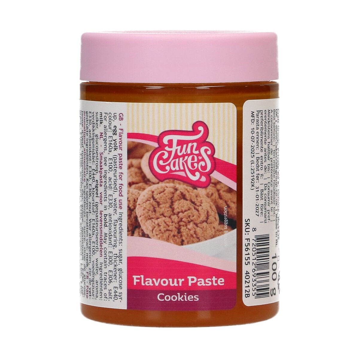 FunCakes Smaakpasta Koekjes - 100 gram