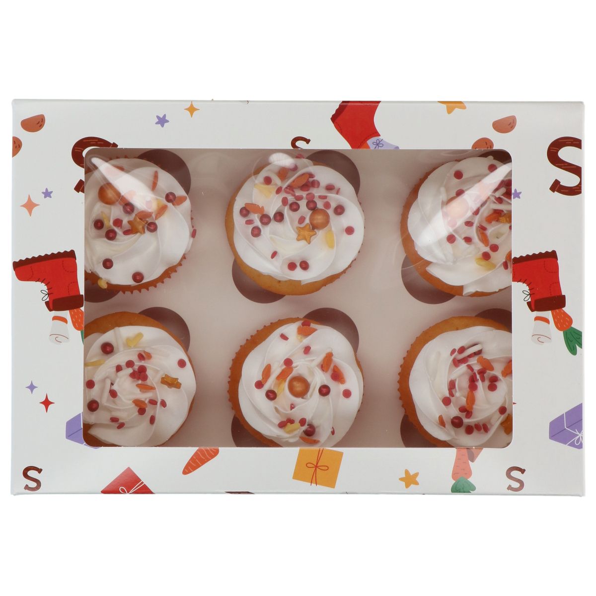 FunCakes Cupcake Doos 6 Sinterklaas pk/3 - Afbeelding 2