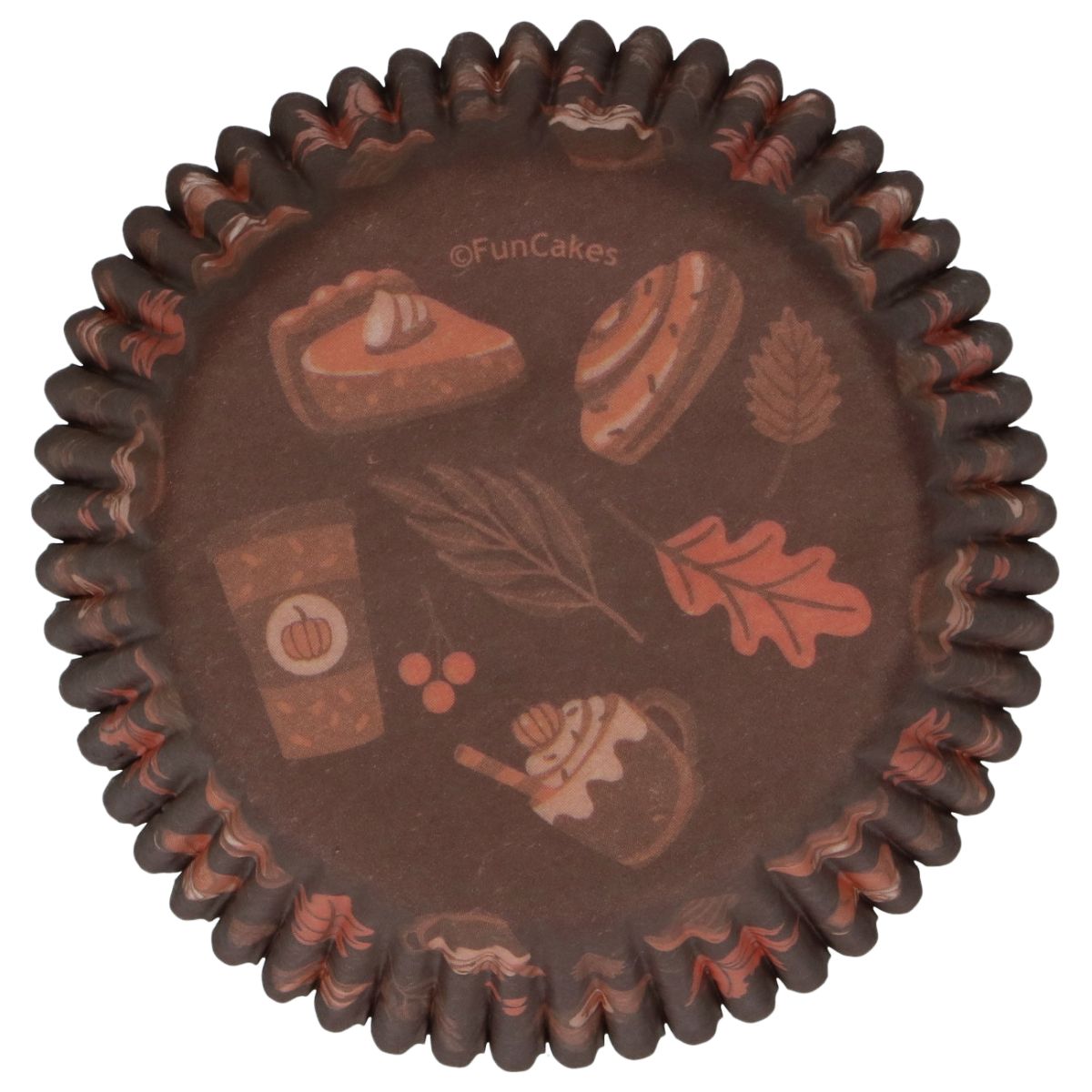Cupcake Cups Cozy Fall 48st - Funcakes - Afbeelding 2