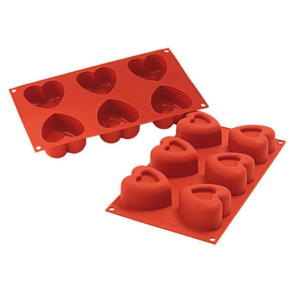 Silikomart Siliconen Vorm Pasion (6x) 69,5x72x39,5(h)mm