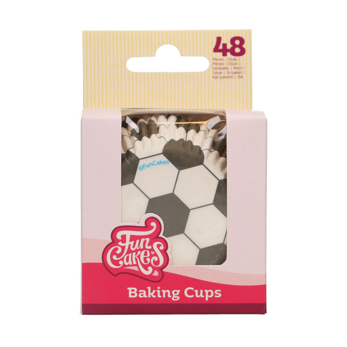 Cupcake Cups Voetbal pk/48 FunCakes  - Afbeelding 2