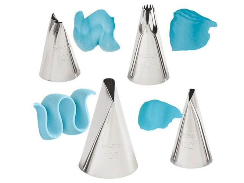 Wilton Spuitmondjes Set  (#86. #100. #102. #125) - Afbeelding 1
