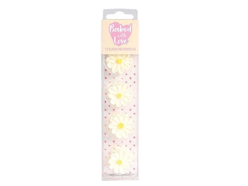 Culpitt Suikerdecoratie Madeliefjes 26mm 12st.